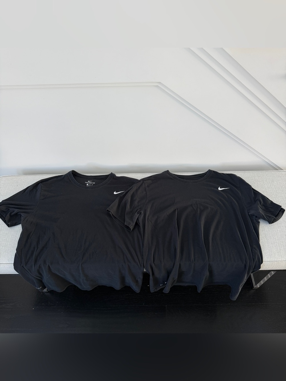 Bundle of 2 Black Nike Dri Fit T-Shirts XL